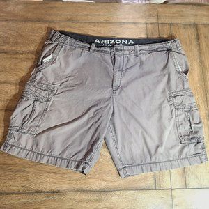 Arizona Jean Co Cargo Cotton Shorts Mens Size 52 Pockets Preppy Casual Comfort